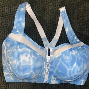 VICTORIA SPORT ZIPPER FRONT INCREDIBLE KNOCKOUT ULTRA MAX Sports Bra 38DDD